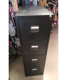 MEUBLE RANGEMENT DE BUREAU 4 TIROIRS- METAL 
