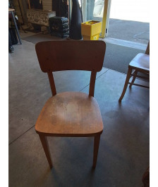 CHAISE D’ADMINISTRATION BOIS CLAIR THONET ANNÉES 50