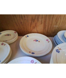 PLAT MOTIF FLORAL 
