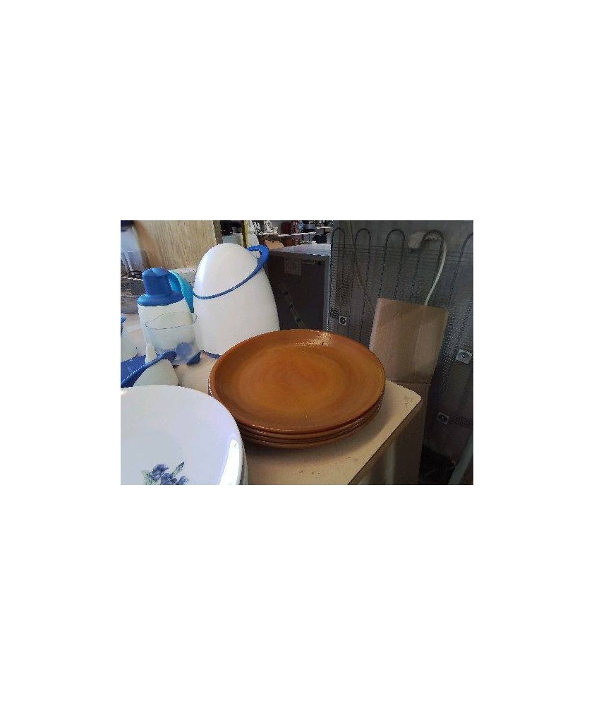 LOT DE 4 ASSIETTES PLATES 