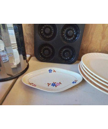 RAVIER MOTIF FLORAL 