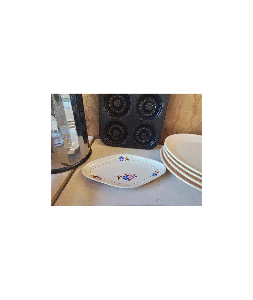 RAVIER MOTIF FLORAL 