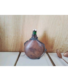 GOURDE MILITAIRE CUIRE 