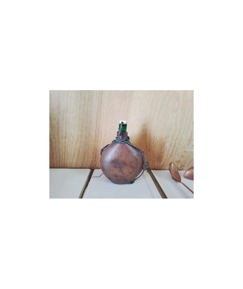 GOURDE MILITAIRE CUIRE 