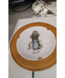 DECO ASSIETTE PORCELAINE 