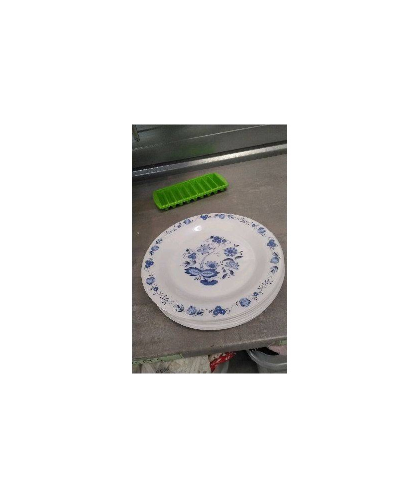 ASSIETTE ARCOPAL- MOTIF BLEU LE LOT 