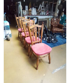 LOT DE CHAISES EN CHENE 