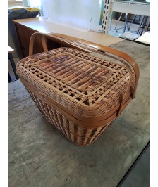 PANIER DE PIQUE-NIQUE OSIER ET VANNERIE 