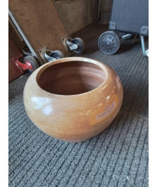 CACHE POT GRÈS VERNISSÉ 