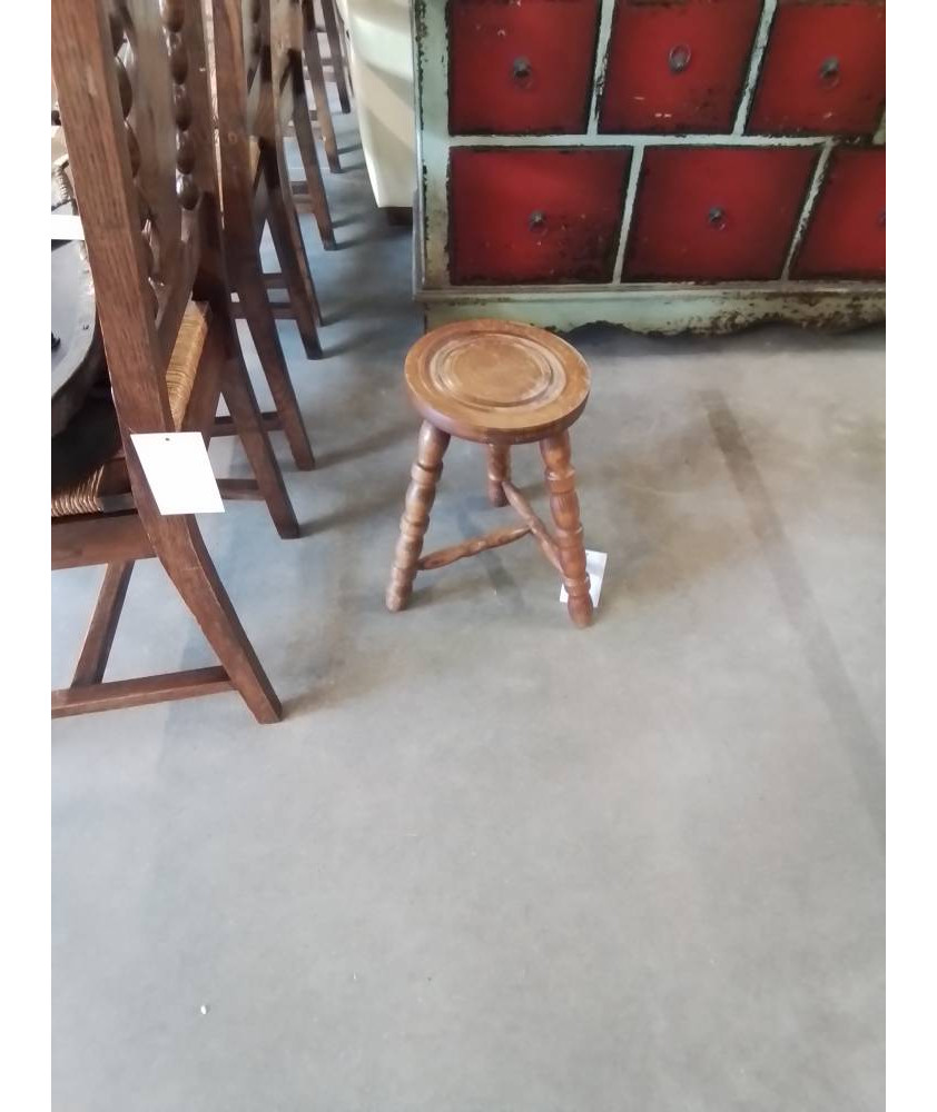 PORTE PLANTE BOIS TRIPODE PIEDS CHAPELET 