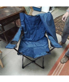 CHAISE PLIANTE BLEU 