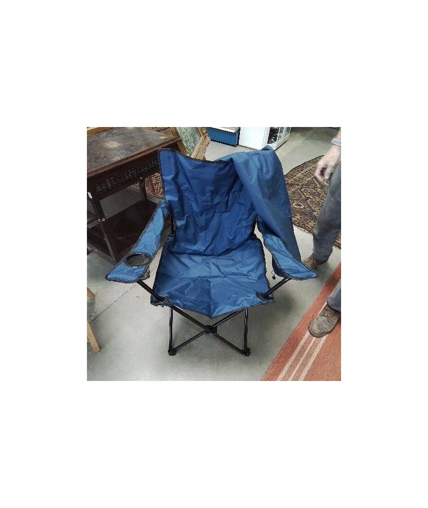 CHAISE PLIANTE BLEU 