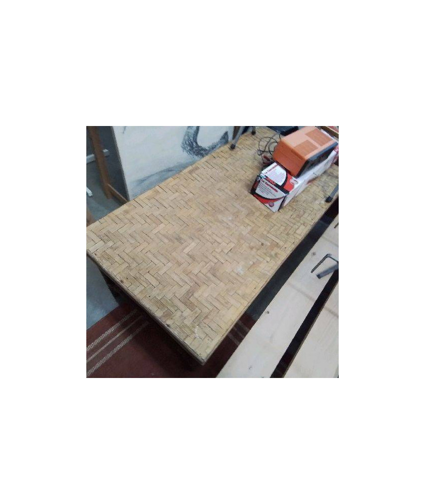 TABLE BASSE ROTIN