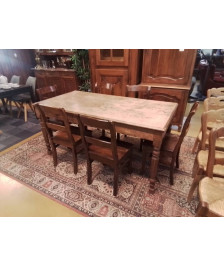 TABLE CHENE 1 TIROIR 