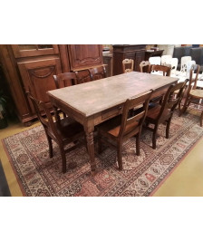 TABLE CHENE 1 TIROIR 