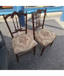 PAIRE DE  CHAISES NAP III