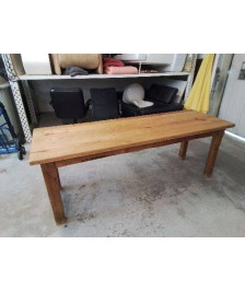 TABLE DE RÉFECTOIRE EN BOIS 
