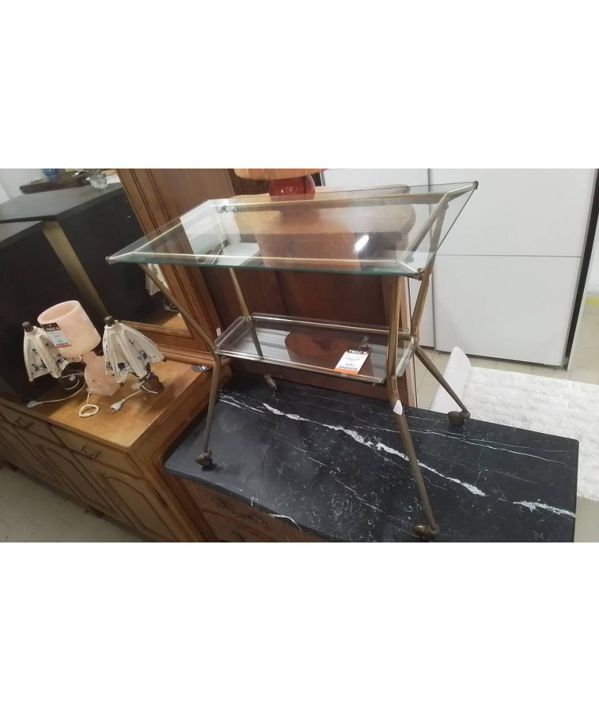 DESSERTE VERRE ANNEE 70