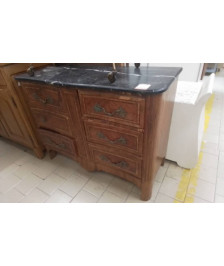 COMMODE MARQUETEE EN L ETAT