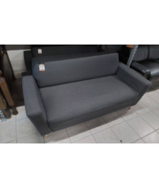 CANAPE 2PL TISSU GRIS CORDE DE MOUSSE
