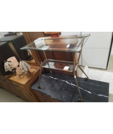 DESSERTE VERRE ANNEE 70