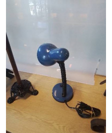 LAMPE FLEXIBLE MÉTAL BLEUE
