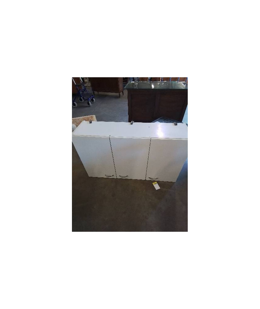 ÉLÉMENT DE CUISINE HAUT BOIS BLANC 3 PORTES 