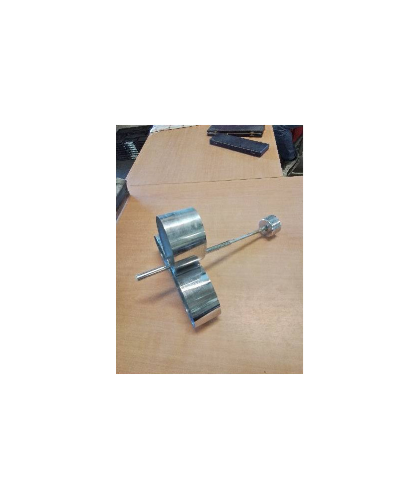 SUSPENSION MÉTAL CHROMÉ 3 FEUX ANNÉES 70 EN L\'ÉTAT 