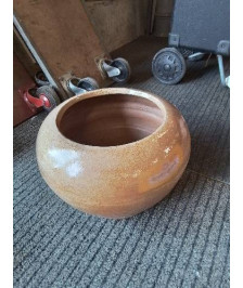 CACHE POT GRÈS VERNISSÉ 