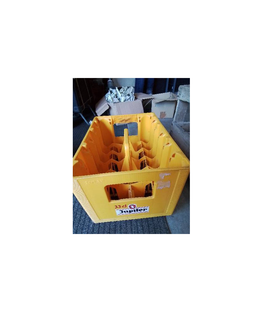 PORTE BOUTEILLES RÉSINE JAUNE JUPILER