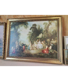 IMPRESSION SUR TOILE ’ SCÈNE CHAMPÊTRE ’
