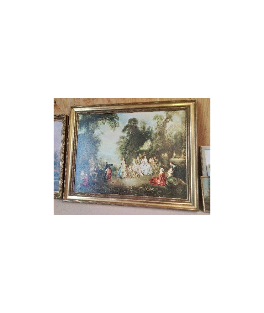 IMPRESSION SUR TOILE ’ SCÈNE CHAMPÊTRE ’