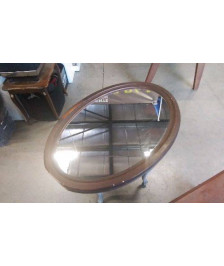 MIROIR OVALE EN LETAT 