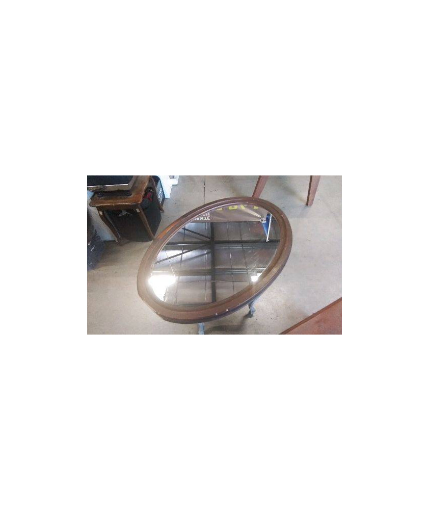 MIROIR OVALE EN LETAT 