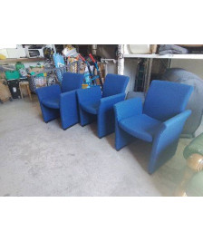 FAUTEUIL D’ATTENTE BLEU