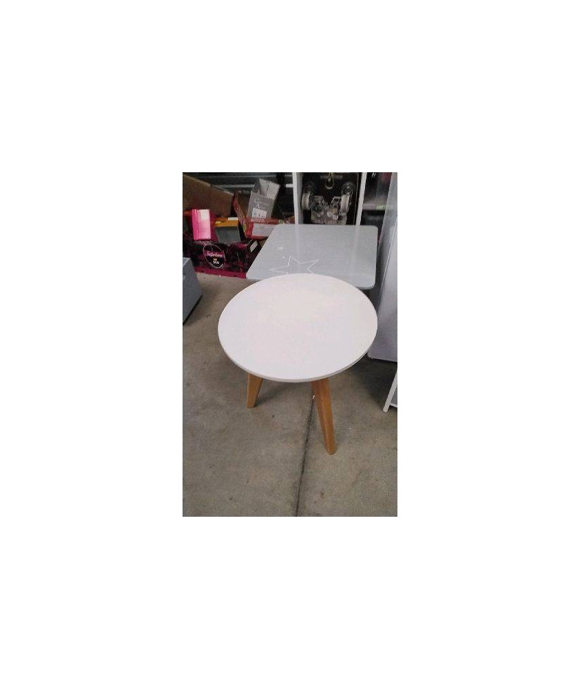 TABLE BASSE RONDE TRIPODE - EN L’ETAT