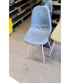 CHAISE BLEUE SIMILI 