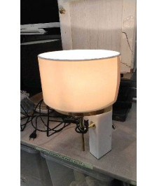  LAMPE PIED PIERRE BLANC 