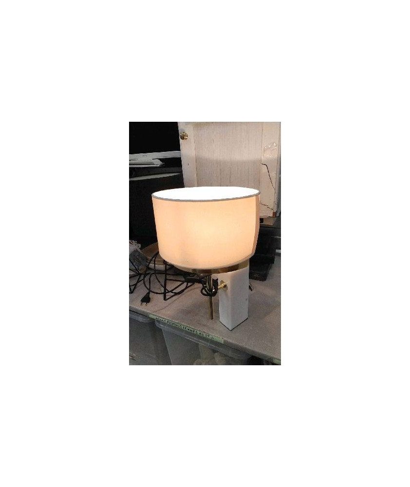  LAMPE PIED PIERRE BLANC 