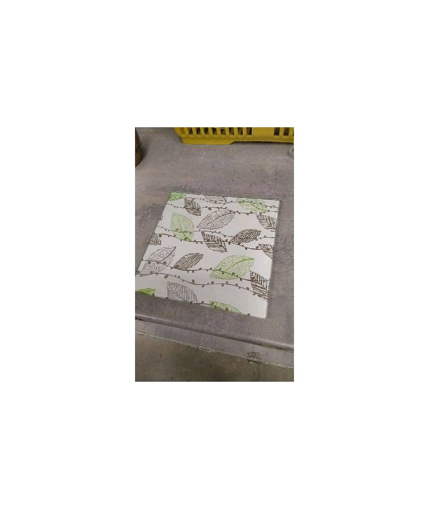 DESSOUS DE PLAT VERRE CARRE 