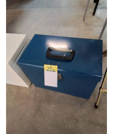 COFFRET MÉTALLIQUE BLEU