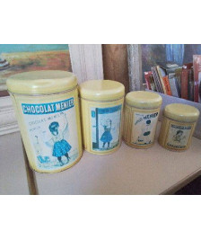 LOT DE 4 BOITES CHOCOLAT MENIER