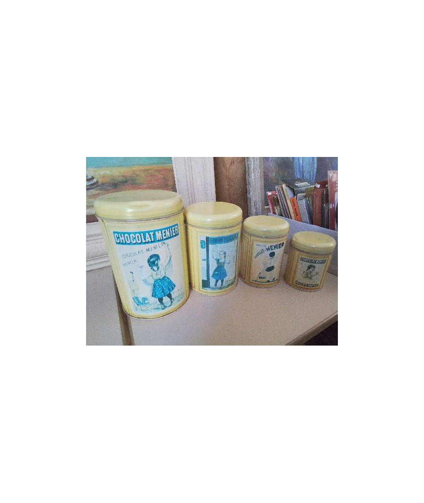 LOT DE 4 BOITES CHOCOLAT MENIER