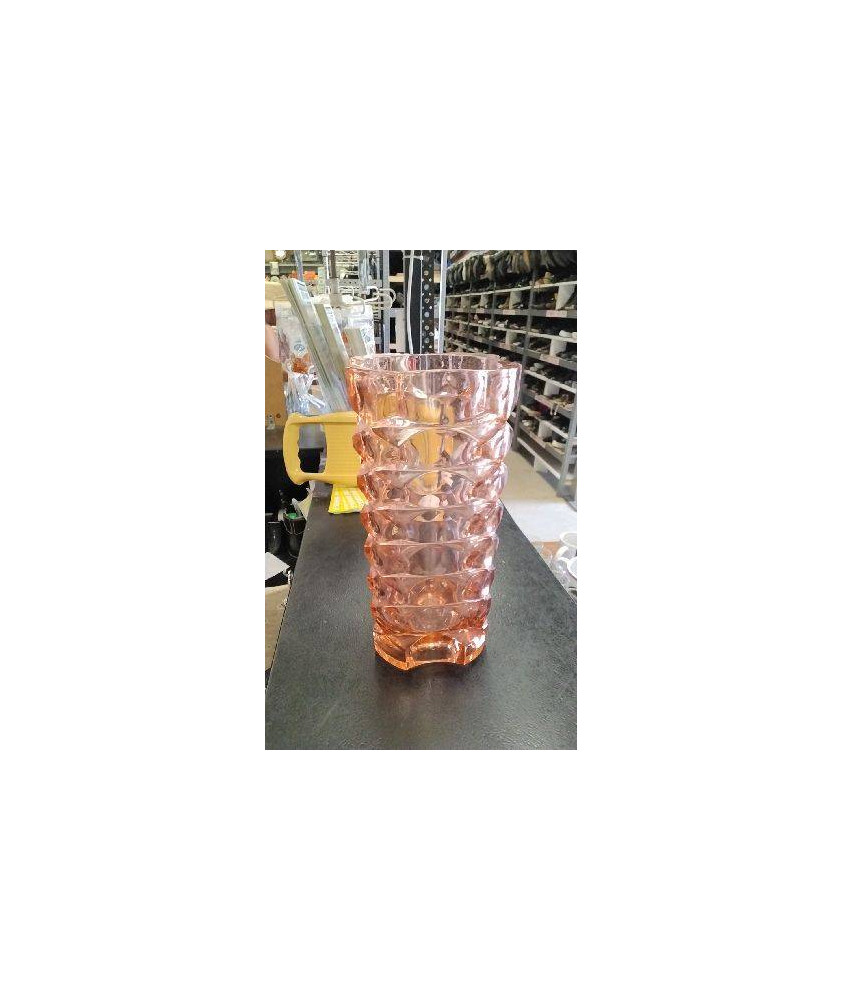 VASE VERRE ROSE