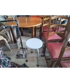 TABOURET BLANC 