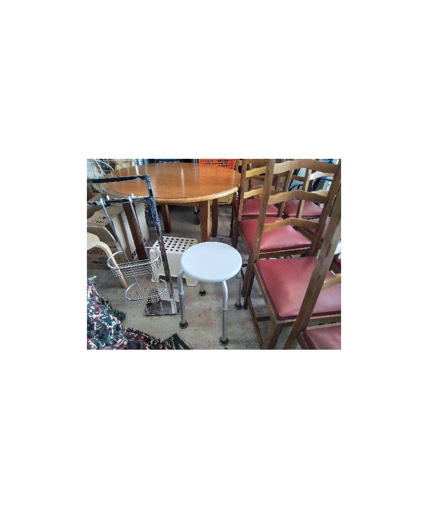 TABOURET BLANC 