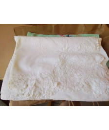 GRANDE NAPPE BRODÉ BLANCHE 