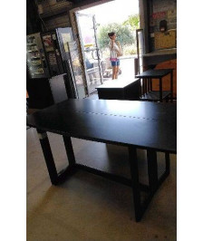 TABLE NOIRE 2 PLATEAUX
