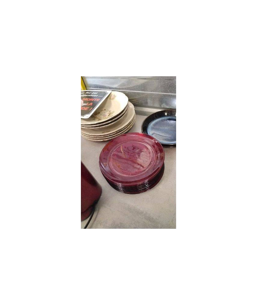 ASSIETTE ROUGE LE LOT