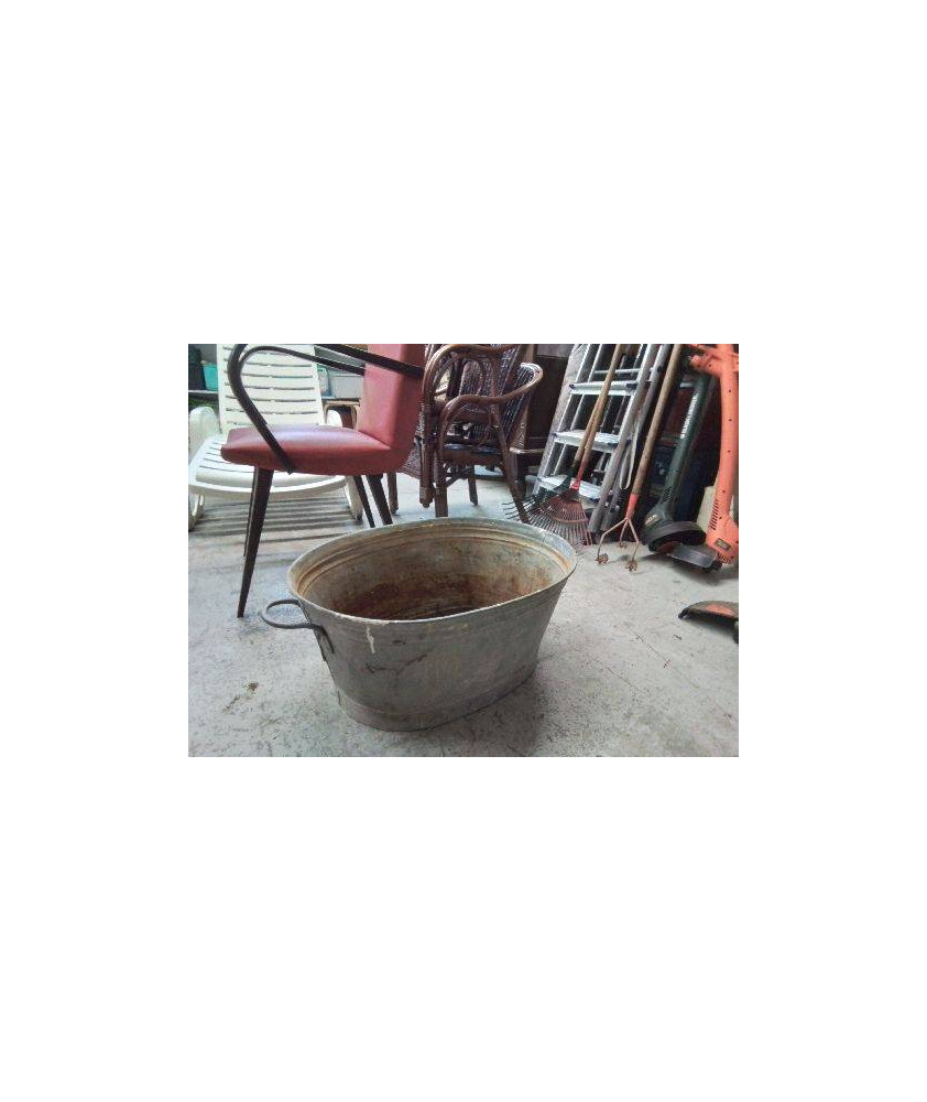 BASSINE EN ZINC 